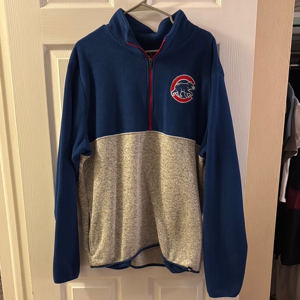 Chicago Cubs Half-Zip Sweater